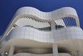 Modern architecture of curved building