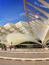 Modern Architecture Design, Train Station Lisbon Royalty Free Stock Photo