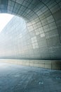 Modern architecture of the Dongdaemun Design Plaza. SEOUL, SOUTH KOREA Royalty Free Stock Photo