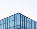 Modern architecture Glass facade window frame Exterior Royalty Free Stock Photo