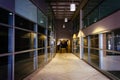 Modern architecture in a hallway in downtown York, Pennsylvania.