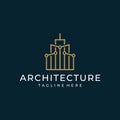 Modern architecture logo vector design concept for real estate and building Royalty Free Stock Photo