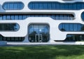 Modern architecture. Modern office building in Hamburg Royalty Free Stock Photo