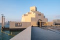 The modern architecture of Museum of Islamic Art in Doha, Qatar