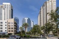 Modern buildings and high rise residentials in Huston Texas Royalty Free Stock Photo