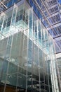 Modern architecture, office building with steel & glass Royalty Free Stock Photo