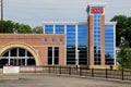 Modern architecture of Puritas Rapid Transit Station, Cleveland,Ohio,2016 Royalty Free Stock Photo