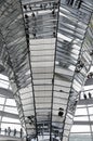 Modern architecture. Reichtag Dome, Berlin, Germany Royalty Free Stock Photo