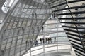 Modern architecture. Reichtag Dome, Berlin, Germany Royalty Free Stock Photo