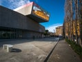 The modern architecture of Rome. Museum of Contemporary Art MAXXI. Italy Royalty Free Stock Photo