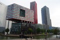 Modern architecture in Rotterdam.