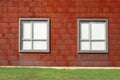 Modern Architecture Rusted Siding Royalty Free Stock Photo