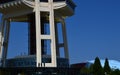 Modern Architecture at Seattle Center in the City of Seattle at the Puget Sound, Washington