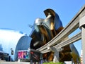 Modern Architecture at Seattle Center in thr City of Seattle at the Puget Sound, Washington