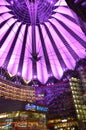 The modern architecture of Sony center in Berlin