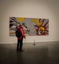 The Tate Modern art gallery in London, UK, with the collection of Liechtenstein art Royalty Free Stock Photo