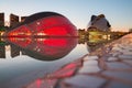 Modern architecture, Valencia, Spain. Beautiful architectural structure Royalty Free Stock Photo