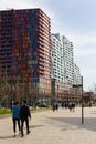 Modern architecure of city centre of Rotterdam Royalty Free Stock Photo