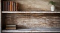 Rustic Linen Bookcase With Vintage Charm