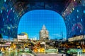 The Market Hall, with its many shops in Rotterdam, Holland