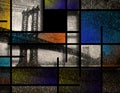 Modern Art Inspired Landscape New York City Royalty Free Stock Photo