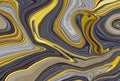 Modern Art liquid Abstract marble With Golden Yellow And white Graphics Color. 3d Digital wallpaper Background