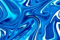 Modern Art Pattern. Liquid Abstract Ice Winter Pattern With Blue Graphics Color Art Form. Digital Background With