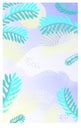 Modern artistic cards design template. Abstract background designs with tropical leaves . Colorful trendy shapes.Vector Royalty Free Stock Photo