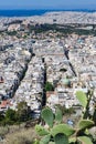 Modern Athens shot from Lycabettus hill