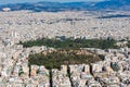 Modern Athens shot from Lycabettus hill