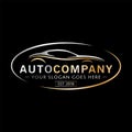 Modern Auto Company Logo Design. Vector and illustration. Royalty Free Stock Photo