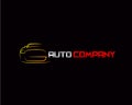 Modern Auto Company Logo Design. Vector and illustration. Royalty Free Stock Photo