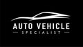 Modern auto silhouette sports car logo