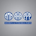 Modern Automobile Parts - Logo in Blue Color Royalty Free Stock Photo