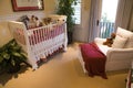 Modern baby bedroom.