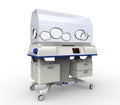 Modern Baby Incubator Hospital Equipment Royalty Free Stock Photo