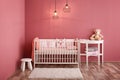 Modern baby room interior Royalty Free Stock Photo