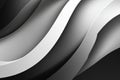 A modern background with a curved shadow effect in shades of grey and white. The smooth curves Royalty Free Stock Photo