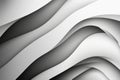 A modern background with a curved shadow effect in shades of grey and white. The smooth curves Royalty Free Stock Photo