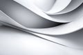 A modern background with a curved shadow effect in shades of grey and white. The smooth curves Royalty Free Stock Photo