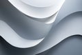 A modern background with a curved shadow effect in shades of grey and white. The smooth curves Royalty Free Stock Photo