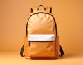 Modern Backpack Displayed in Studio Lighting Royalty Free Stock Photo
