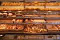 Modern bakery with different kinds of bread