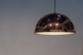 Modern ball shape ceiling lamp copper color interior lighting bulbs decoration
