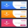 Modern Banner Designs with Different Colors