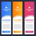 Modern Banner Designs with Different Colors