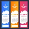 Modern Banner Designs with Different Colors