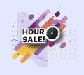 Modern banner hour sale products at discounts