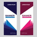 Modern banners set template and background Royalty Free Stock Photo