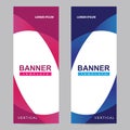 Modern banners set template and background Royalty Free Stock Photo